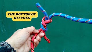 how to tie Surgeon's Knot || #highlights #knitting