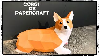 🐕   PRECIOSO PERRO CORGI DE PAPEL - CONSIGUE LAS PLANTILLAS GRATIS! By Methakura