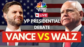 Tim Walz vs JD Vance Debate LIVE: US Vice Presidential Debate 2024 | Trump Vs Kamala Harris | N18G