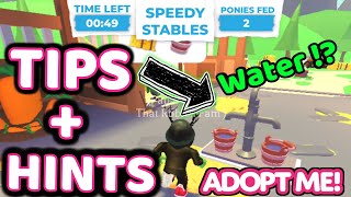 Speedy Stables In Adopt Me Tips and Hints ! Get water faster !!