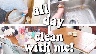 ALL DAY CLEAN WITH ME! Cleaning Motivation 2019!