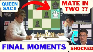 Magnus Carlsen vs Ding Liren final moments | Norway Chess 2024 | Round 6 | #chess #magnuscarlsen