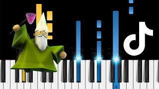 Crawly Green Wizard Song - TikTok Meme - Easy Piano Tutorial