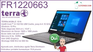 DEMANDER le pc portable professionnel   le FR1220663 Terra Wortmann