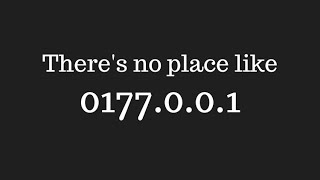 Why 0177.0.0.1 is also localhost