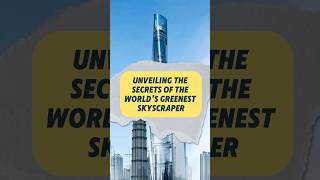 Unveiling the Secrets of the World's Greenest#skyscraper #sustainability #architecture #shanghai