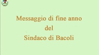 Città di Bacoli-Messaggio di fine anno del Sindaco di  Bacoli