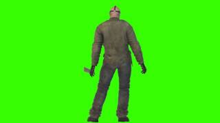 Jason Voorhees animated back chroma