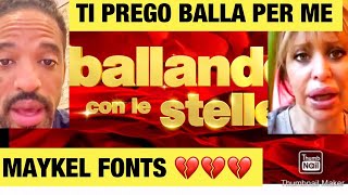 BALLANDO CON LE STELLE 2020, ECCO IL MESSAGGIO DOLCISSIMO AD ALESSANDRA MUSSOLINI DA MAYKEL FONTS