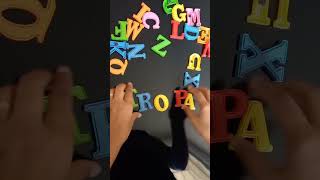 BRINCANDO COM LETRINHAS #shorts #viral #viralshorts #video #shortsvideo #reels