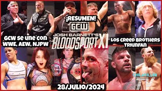 GCW Josh Barnett's Bloodsport XI | RESUMEN Y RESULTADOS