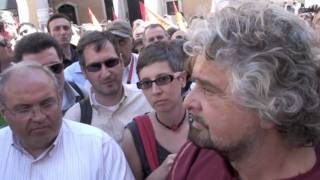 Beppe Grillo Pittima a Roma - 2