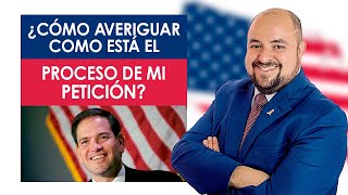 ¿QUIERO SABER COMO ESTÁ EL PROCESO DE MI PETICIÓN?