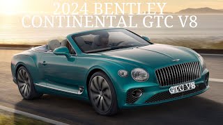 2024 Bentley Continental GTC V8 Artful Exterior and Interior Design, Fuel efficiency