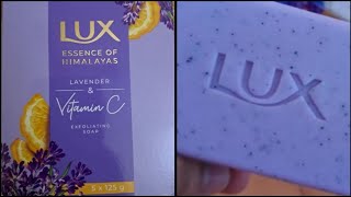 LUX LAVENDER VITAMIN C  EXFOLIATING SOAP TAMIL REVIEW