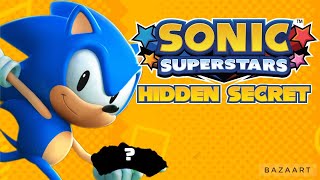 I caught a little Hidden secret in sonic superstars!