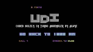 Underground Domain Inc. - UDI Intro - Nineteen Eighty Eight | C64 Crack Intro