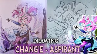 Menggambar Chang'e Mobile Legends || Aspirant Skin