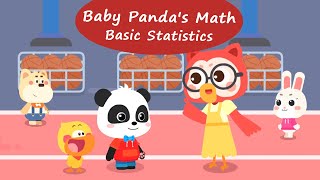 Baby Panda's World Of Math #51 - Learn Basic Statistics with Kiki and Quacky! | BabyBus Games