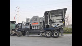 Sand and gravel mobile crushing machinery