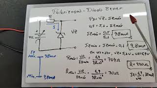 Como encontrar o valor do resistor em série com o Diodo Zener - sem carga