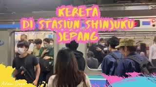 RAME BANGET‼️Stasiun Shinjuku di Jepang