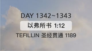 Tefillin [Day 1342-1343]  以弗所书 1:12宣布圣经 50次