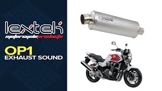 Lextek OP1 Exhaust Sound: Honda CB1300 (2003-2014)