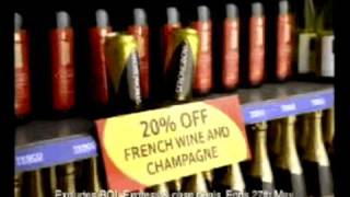 Tesco Wine offer Advert