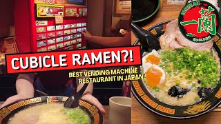 ICHIRAN RAMEN - Best vending machine ramen in Japan!!