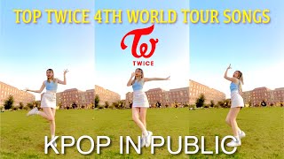 [KPOP IN PUBLIC] TOP TWICE 4TH WORLD TOUR CONCERT SONGS 2022 (AT USC IN LA)