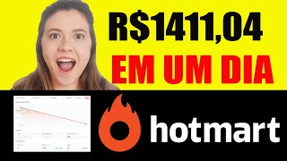 COMO VENDER NA HOTMART: Como vendi R$1411,04 em UM ÚNICO dia como afiliada Hotmart