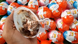 New! 😋 Yummy Kinder Surprise Egg Toys Opening | A Lot Of Kinder Joy Chocolate ASMR |Tajins Tv Ep-101