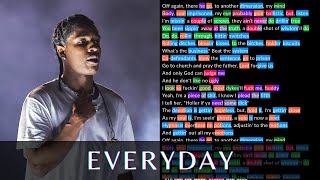 Everyday - A$AP Rocky | Rhymes Highlighted