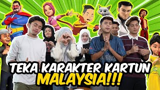 TEKA KARAKTER KARTUN MALAYSIA !!! SYAHMIE CUR1 TENGOK FARIDAH DALAM DIAM....