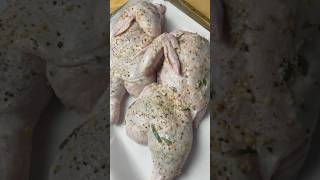 Preparing chicken for the grill ￼#grilledchicken #homecook #bbqrecipe #recipeoftheday #chickendishes