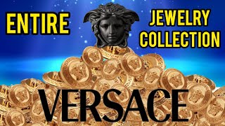 MY ENTIRE VERSACE JEWELRY COLLECTION ( earrings , necklaces , bracelets...) DESIGNER COSTUME JEWELRY