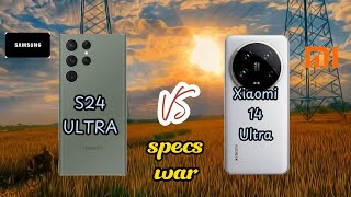 Samsung S24 Ultra vs Xiaomi 14 Ultra! Specification Comparison