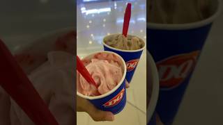 BEST DAIRY QUEEN BLIZZARD DIP CONE & BROWNIE EARTHQUAKE #yummy #summer #icecream #recipe #viral #fyp