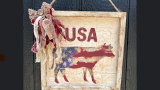 Rustic American Flag DIY: Creative Home Decor