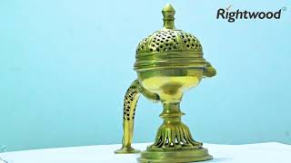 Dhupdani exclusive artifact in pure brass