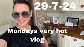 Real life vlogs a hot sunny day 29 July 2024