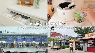 CHE'VLOG 11 - a day in my life || pulkam ke kampung suami utk persiapan melahirkan 🍃