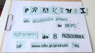 Praktyki semestralne w HFPC