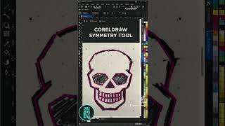 How to use CorelDraw’s symmetry function to…#vector #vectorart #vector