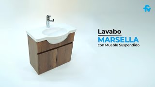 Lavabo Marsella con Mueble Suspendido - FV