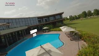 Exploring Luxury Lifestyle at Arvind Uplands: Aerial Tour of a Clubhouse