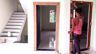 New latest Plywood modular door frame || Plywood door frame Pelding | Door Frame paneling Design