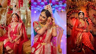 Bengali Saree| Bengali wedding jewellery/makeup/Bengali bridal saree makeup lookbook | Bridal sarees