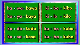 Abakada sa #unlispace | Unang hakbang sa Pagbasa | Salitang Nagsisimula sa Pantig na ka ke ki ko ku